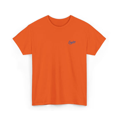 Signature Embroidered Empire Royal Blue Chest Logo T-Shirt