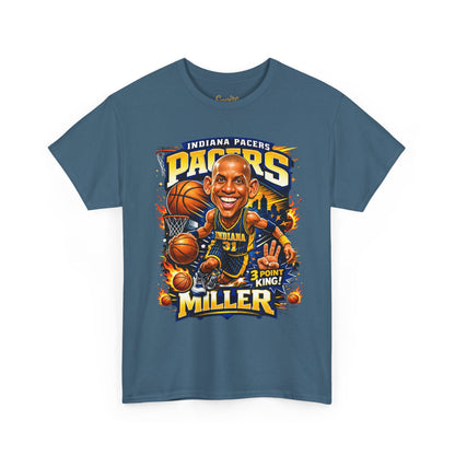 Pacers Miller 3-Point King Basketball T-Shirt