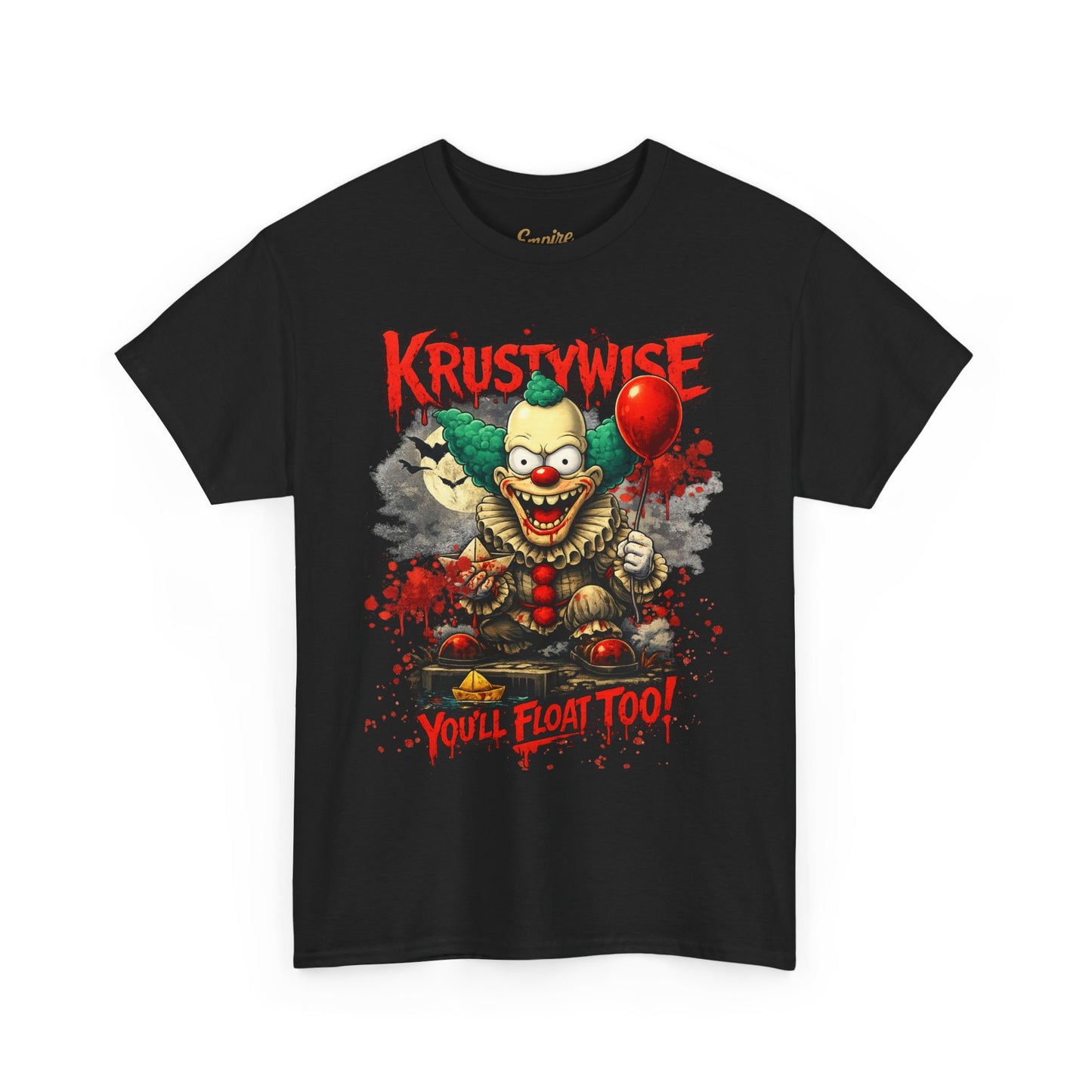 Krustywise "You’ll Float Too" Horror Tee