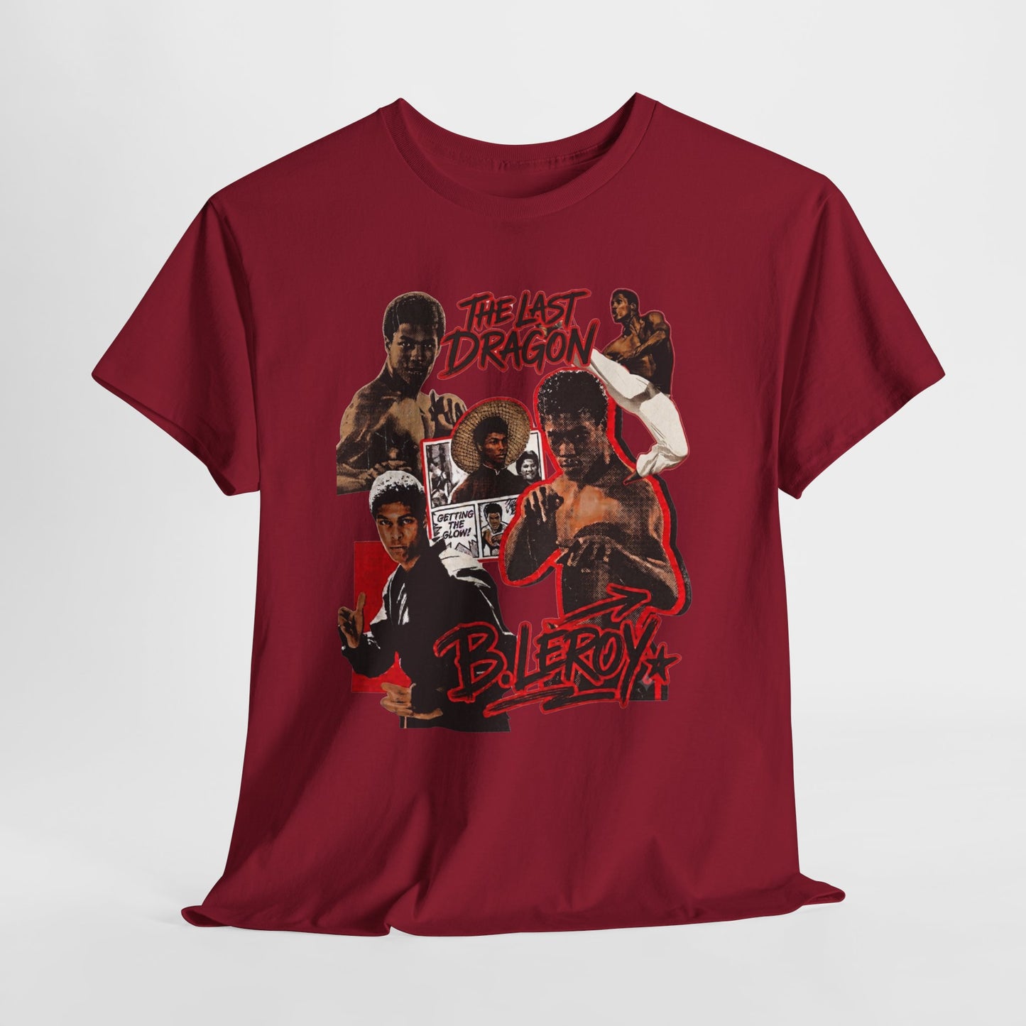 The Last Dragon Collage Tee — Retro Martial Arts Movie Poster T-Shirt