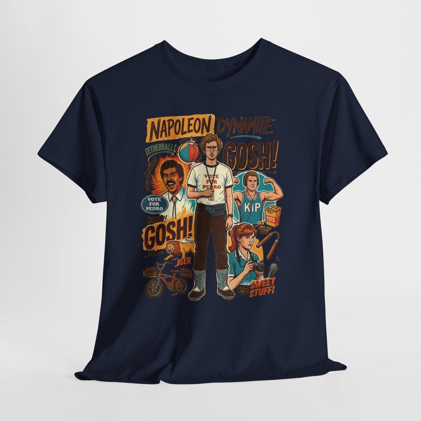 Napoleon Dynamite Graphic T‑Shirt — Retro Movie Quote Tee
