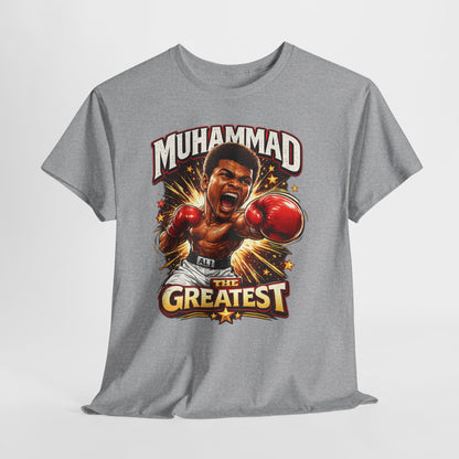 Boxing Champion Graphic Tee — "Muhammad The Greatest"