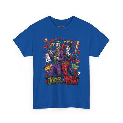 Graphic Tee — Joker & Harley Comic Art T-Shirt