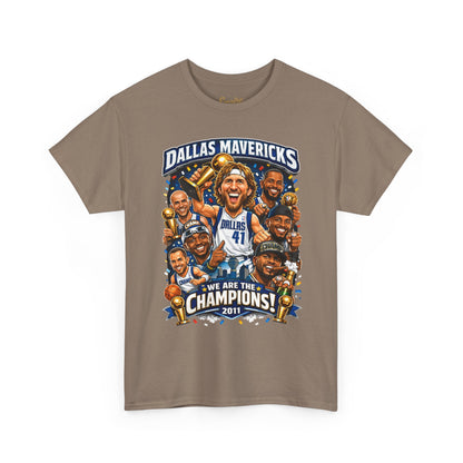 Dallas Mavericks Champions Tee – “We Are The Champions” Basketball Fan Shirt