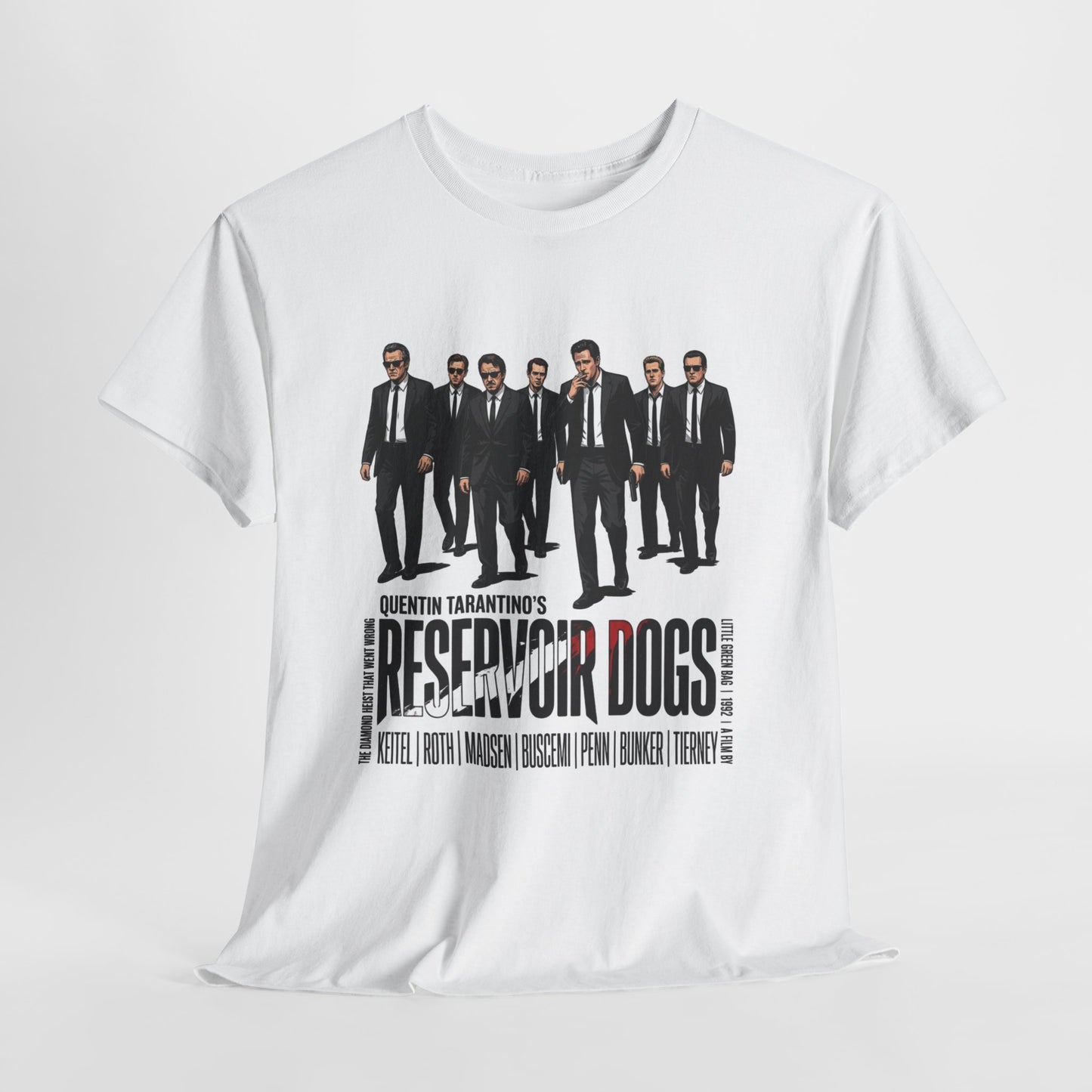 Reservoir Dogs Movie Poster Tee — Classic Quentin Tarantino Graphic T-Shirt