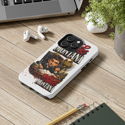 Tony Montana "The World Is Yours" Vintage Caricature Tough Phone Case