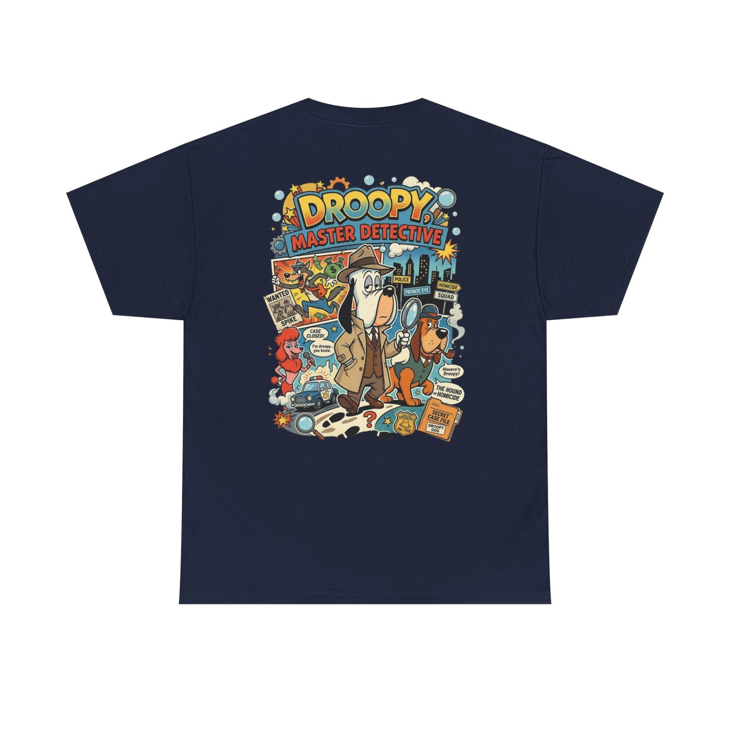 Graphic Tee — "Master Detective" Retro Cartoon T-Shirt