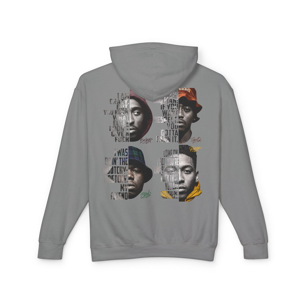 Wrecking Crew Lightweight Hoodie — 'Juice' Collage Tribute Sweatshirt
