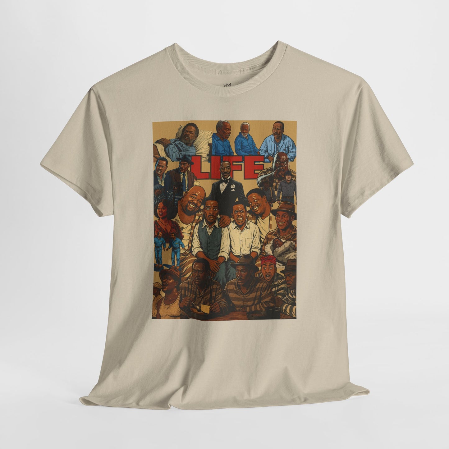 Retro Life Graphic Tee, Unisex Heavy Cotton T-Shirt, Vintage Style Shirt, Casual Wear, Unique Gift Idea