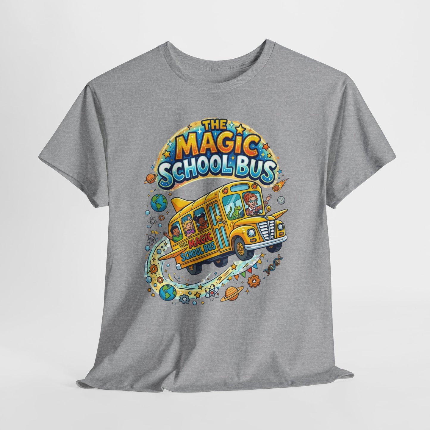 The Magic School Bus T-Shirt – Kids Retro Educational Cartoon Tee