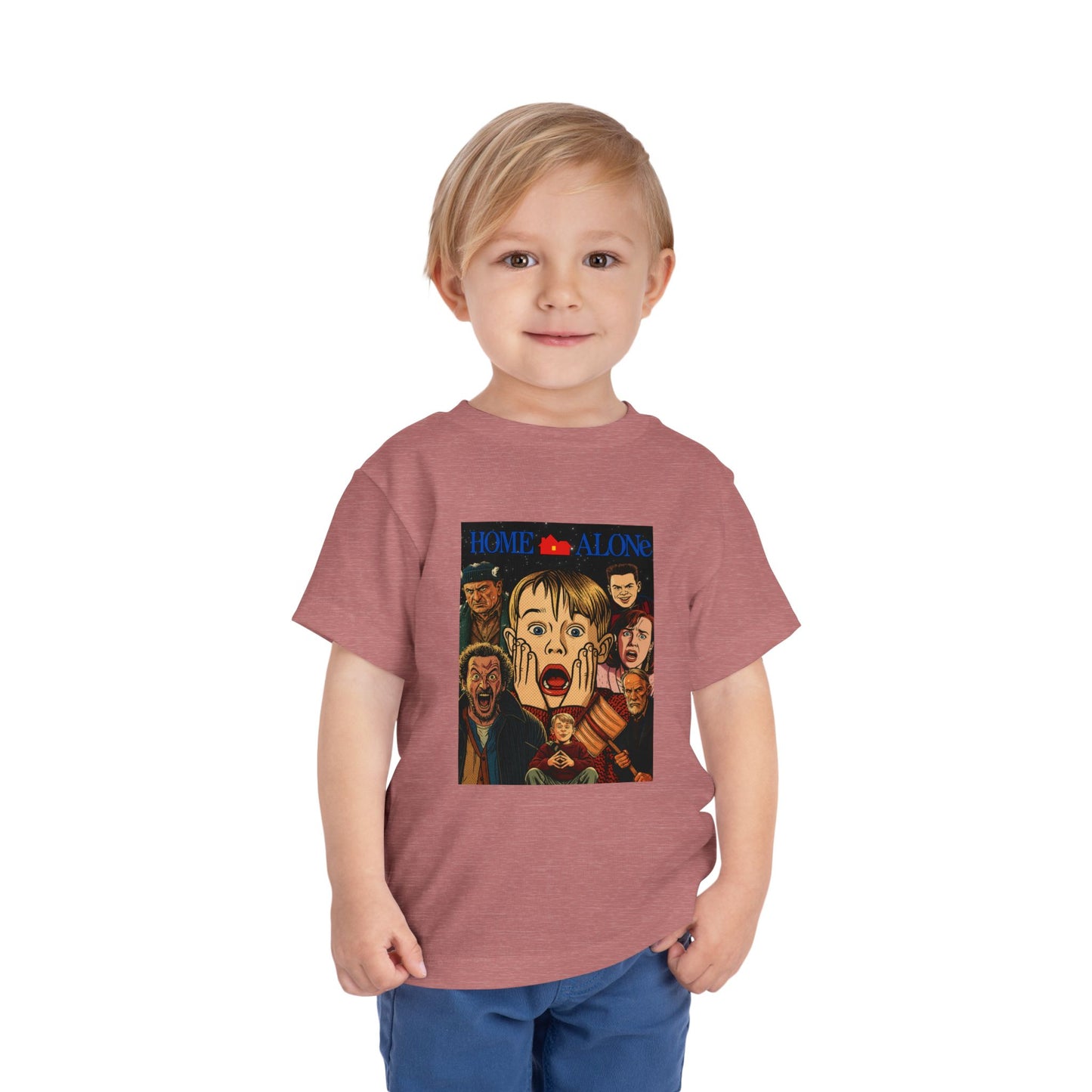 Home Alone Toddler Tee, Kid's Movie Shirt, Funny Kids T-Shirt, Halloween Costume, Birthday Gift for Boys and Girls