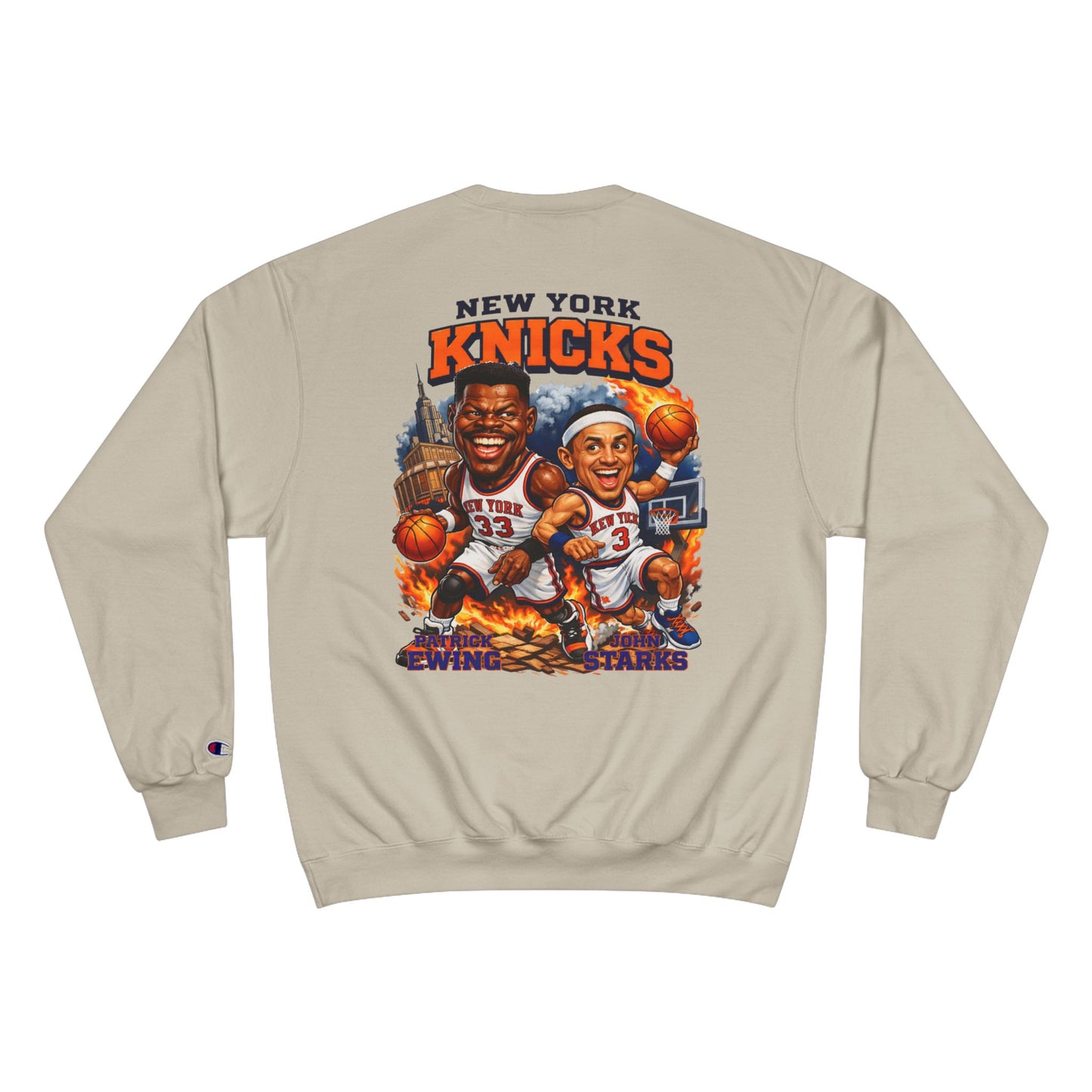 Champion X Empire New Your Knicks Legends Caricature Sweatshirt