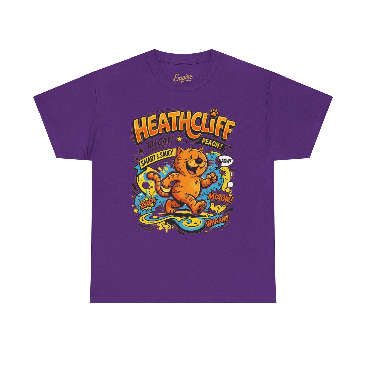 Heathcliff Retro Cat T-Shirt — Vintage Cartoon Graphic Tee