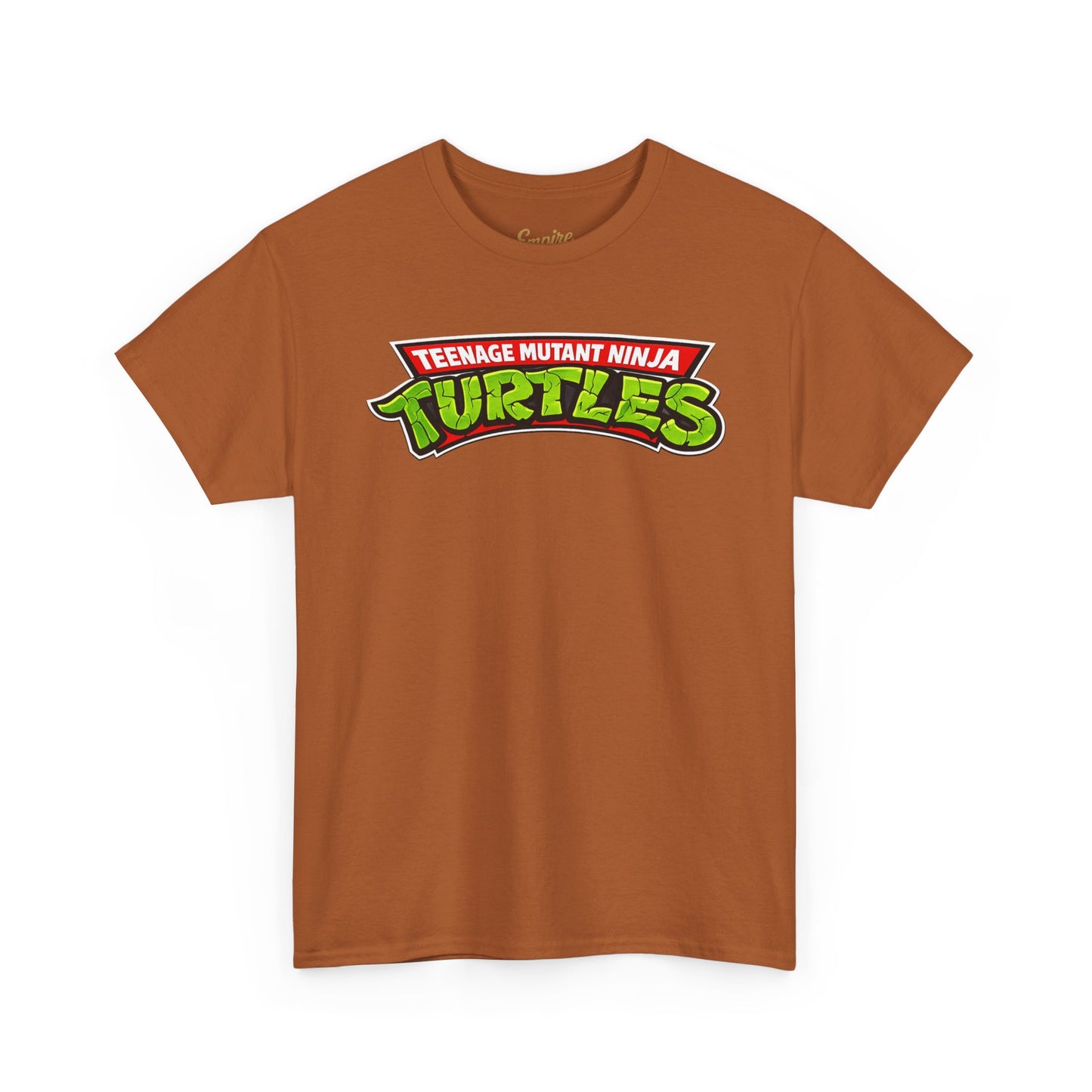 Teenage Mutant Ninja Turtles Graphic Tee — Retro TMNT Logo & Group Back Print