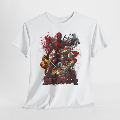 Deadpool Graphic Tee — Comic Action Superhero T‑Shirt