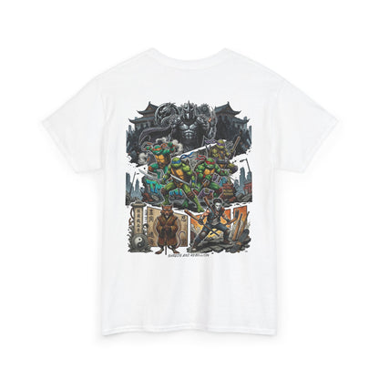 Teenage Mutant Ninja Turtles Graphic Tee — Retro Comic Backprint