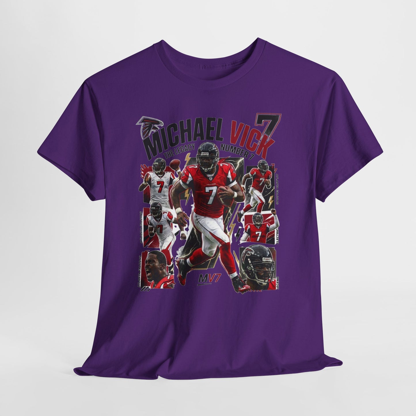Legendary Number 7 Football Tee — Michael Vick Tribute Shirt