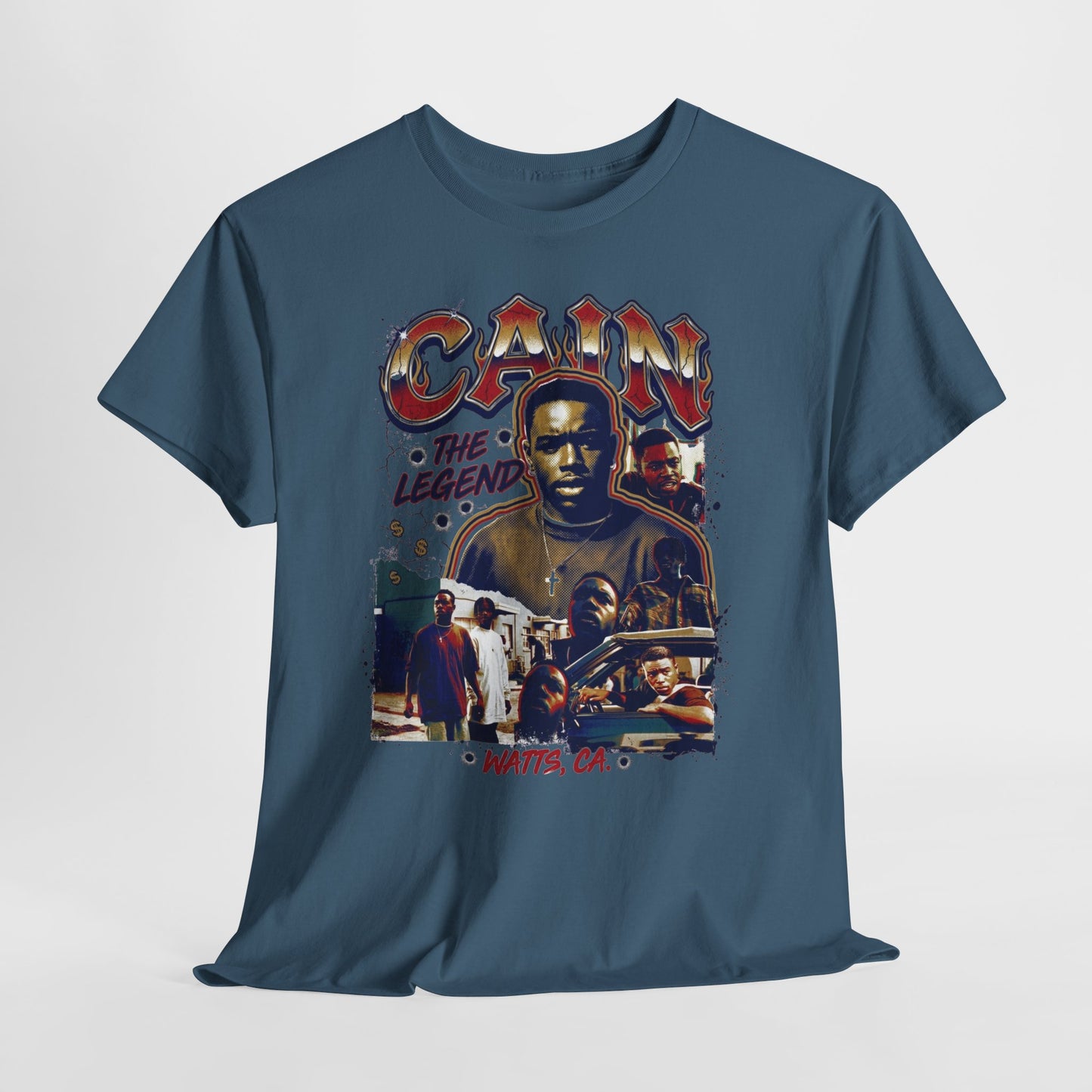 Cain "The Legend" Graphic Tee — Vintage Menace II Society T-Shirt