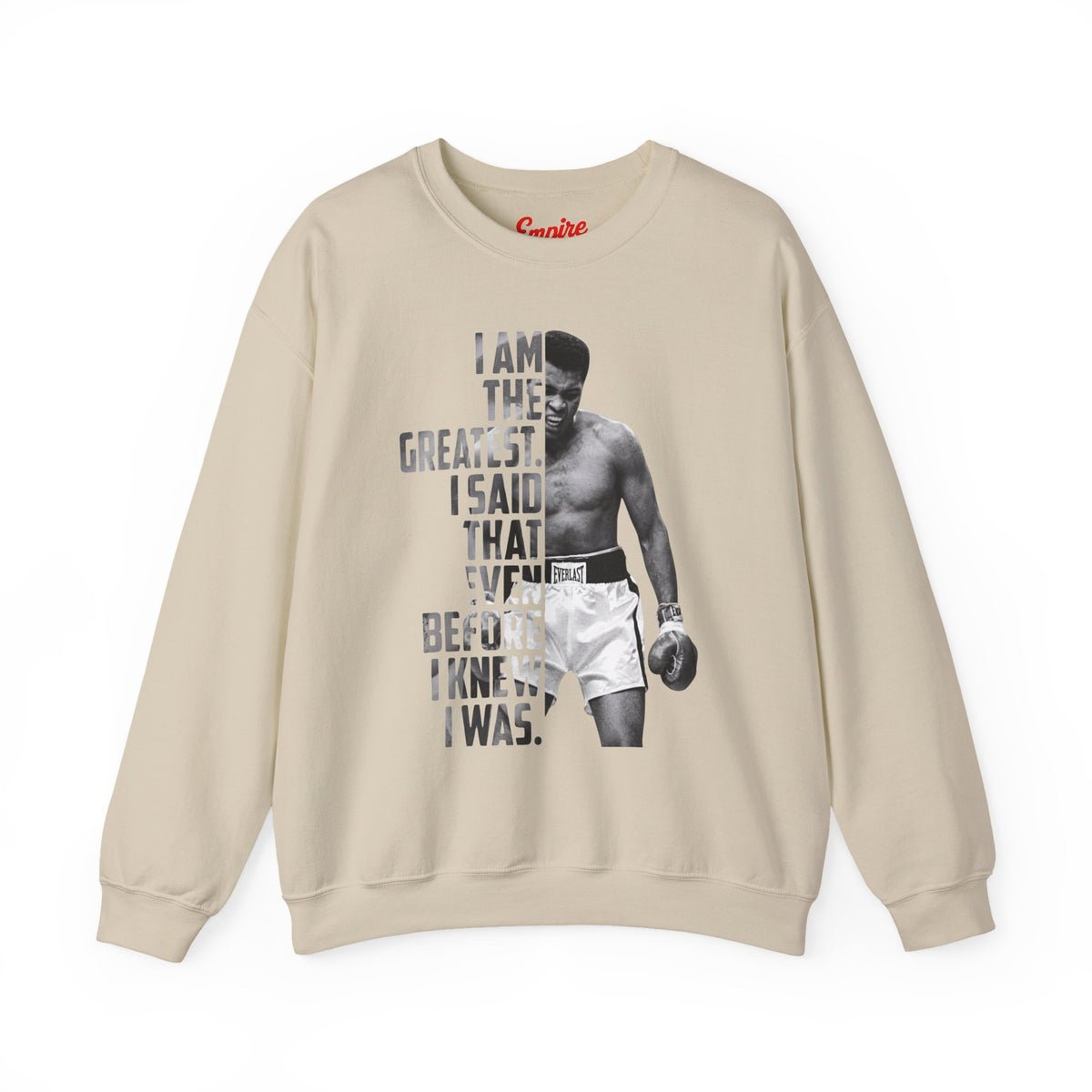 Boxing Champion 'I Am The Greatest' Crewneck Sweatshirt