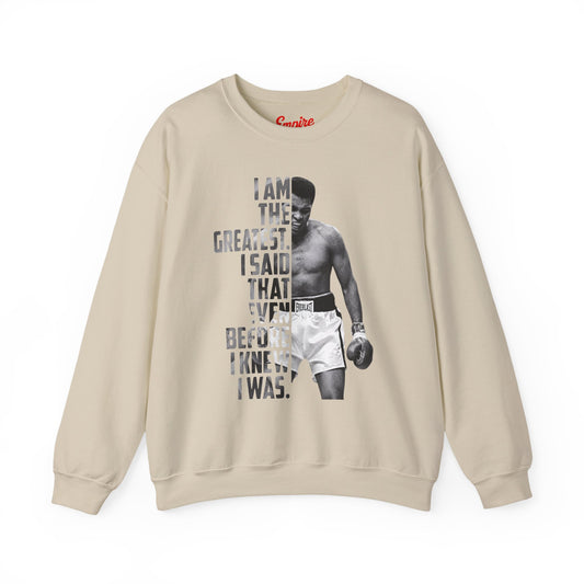 Boxing Champion 'I Am The Greatest' Crewneck Sweatshirt