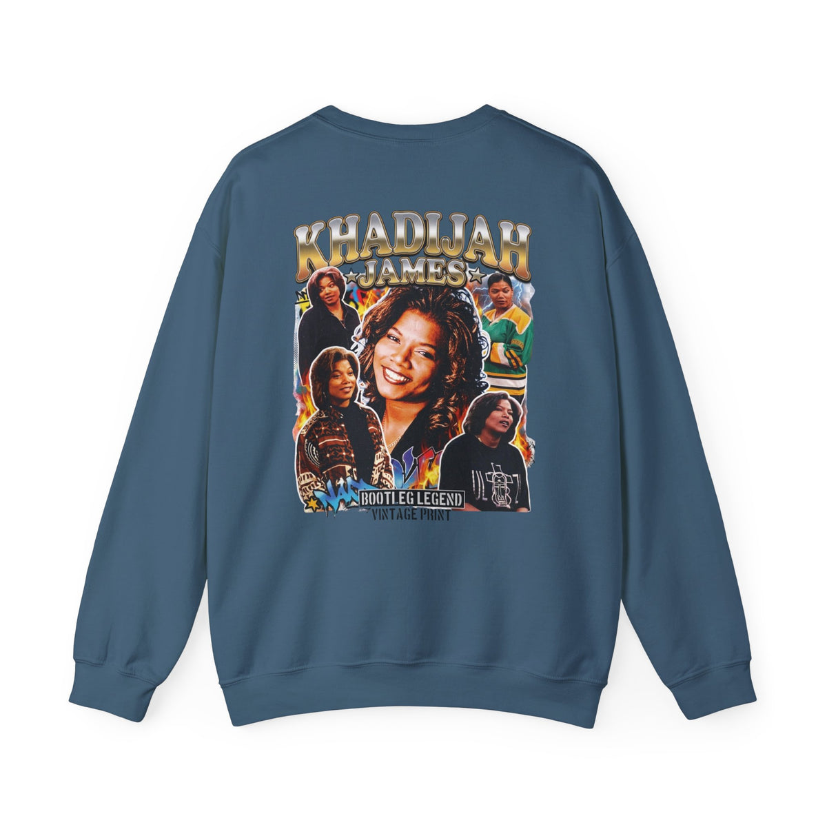 Khadijah James Vintage TV Tribute—Living Single Retro Graphic Crewneck Sweatshirt