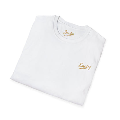 Softstyle Gold 'Empire' Logo T-Shirt