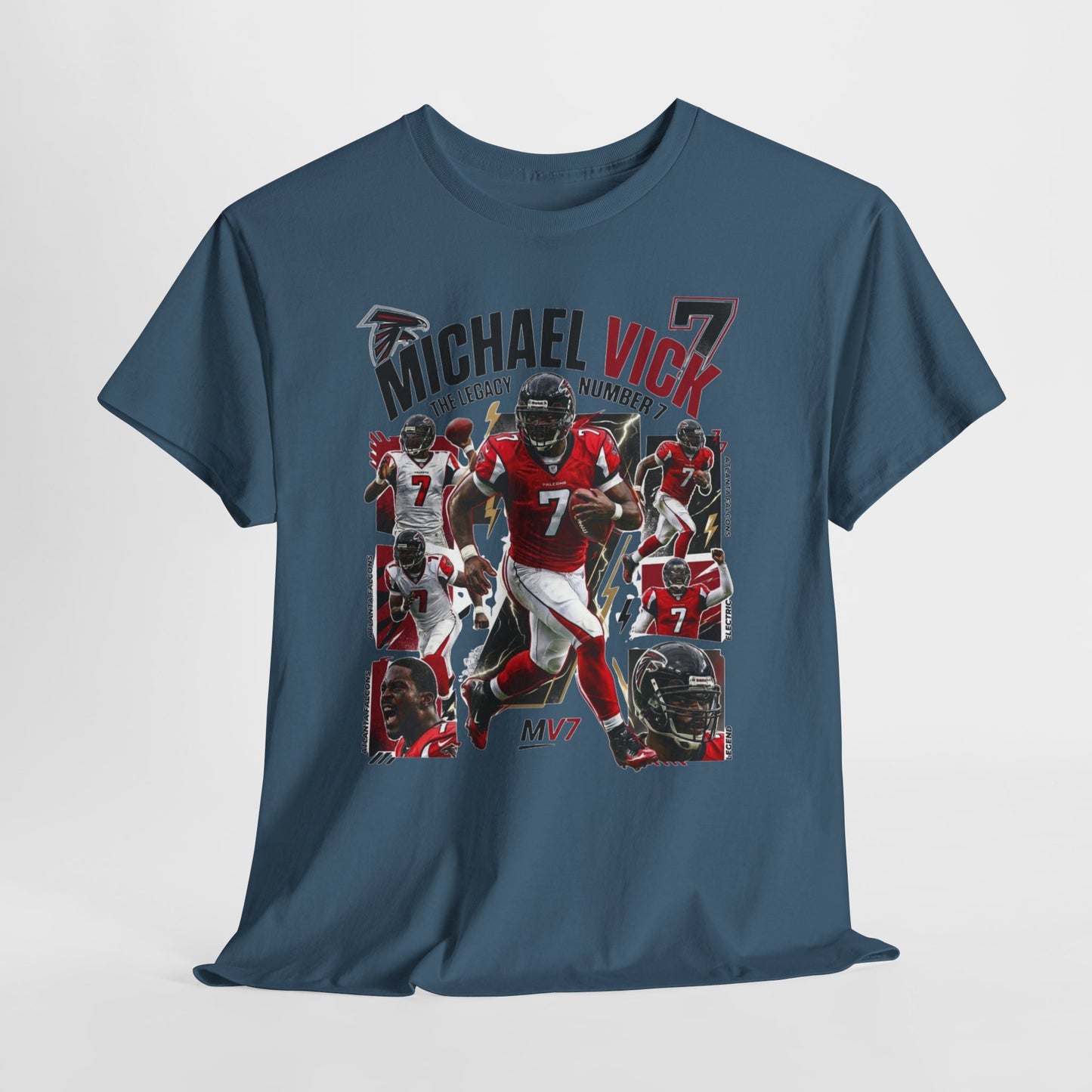 Legendary Number 7 Football Tee — Michael Vick Tribute Shirt