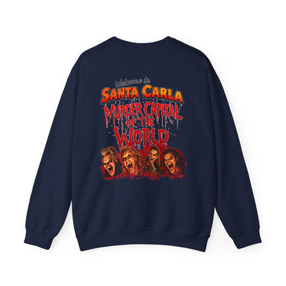 Lost Boys Crewneck Sweatshirt — Vintage Horror Movie Graphic (Welcome to Santa Carla)