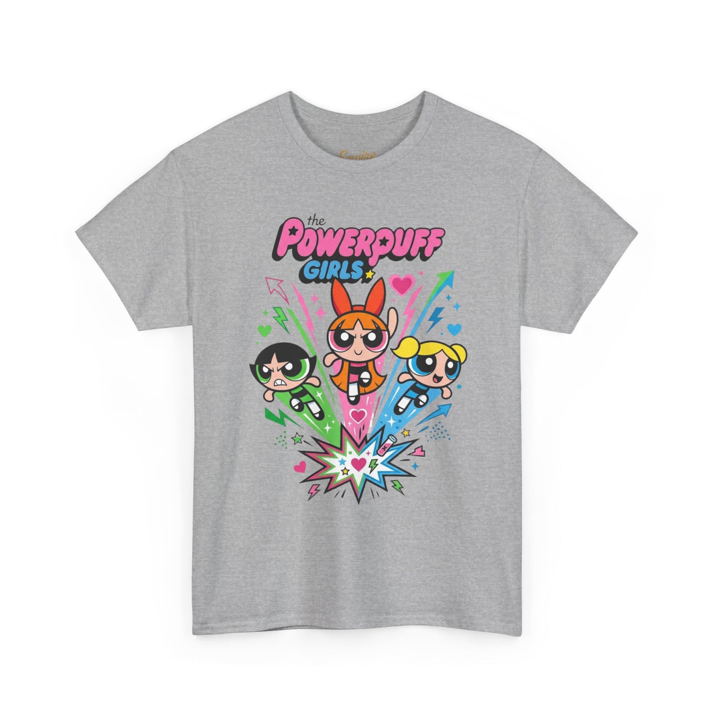 Powerpuff Girls Graphic Tee — Retro Cartoon Team Shirt