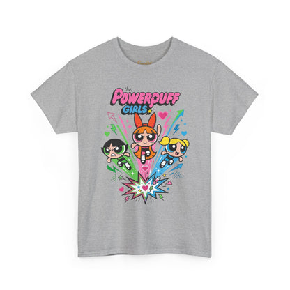 Powerpuff Girls Graphic Tee — Retro Cartoon Team Shirt