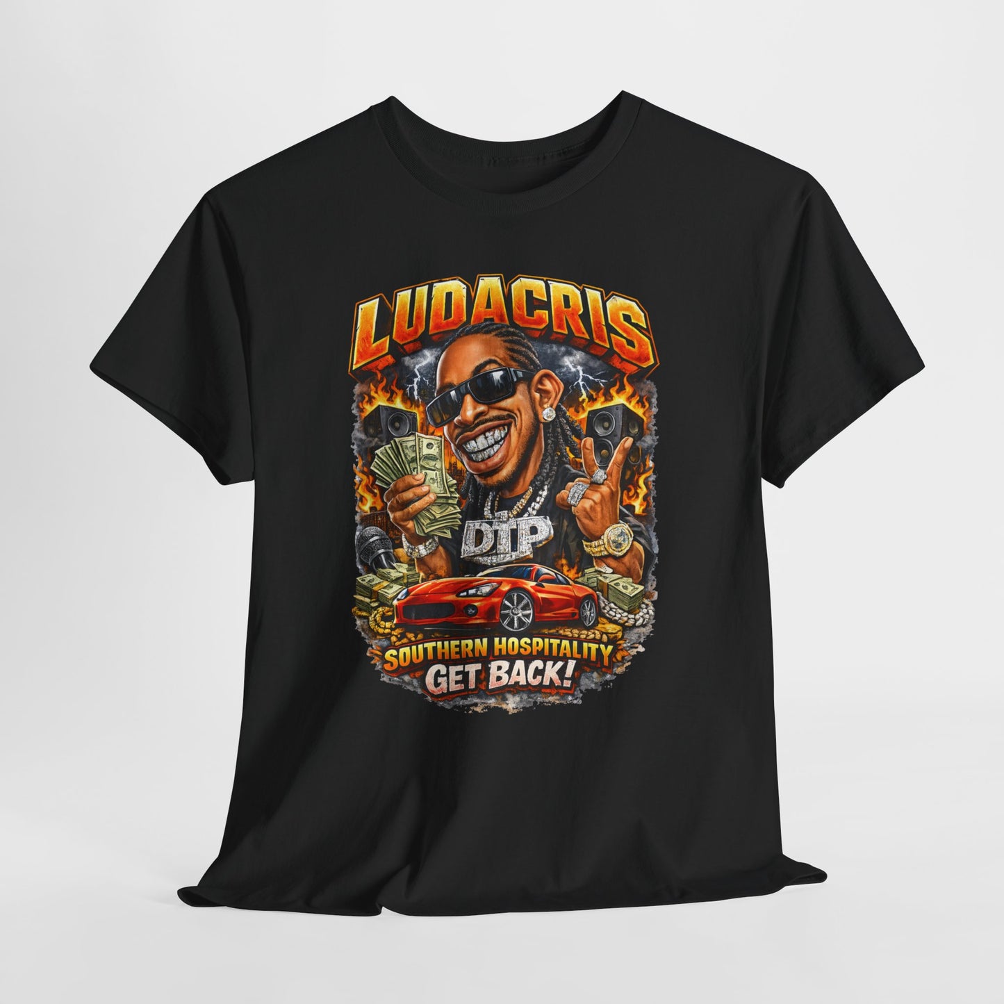 Ludacris Graphic Tee — Southern Hospitality "Get Back" Rap Tribute Shirt