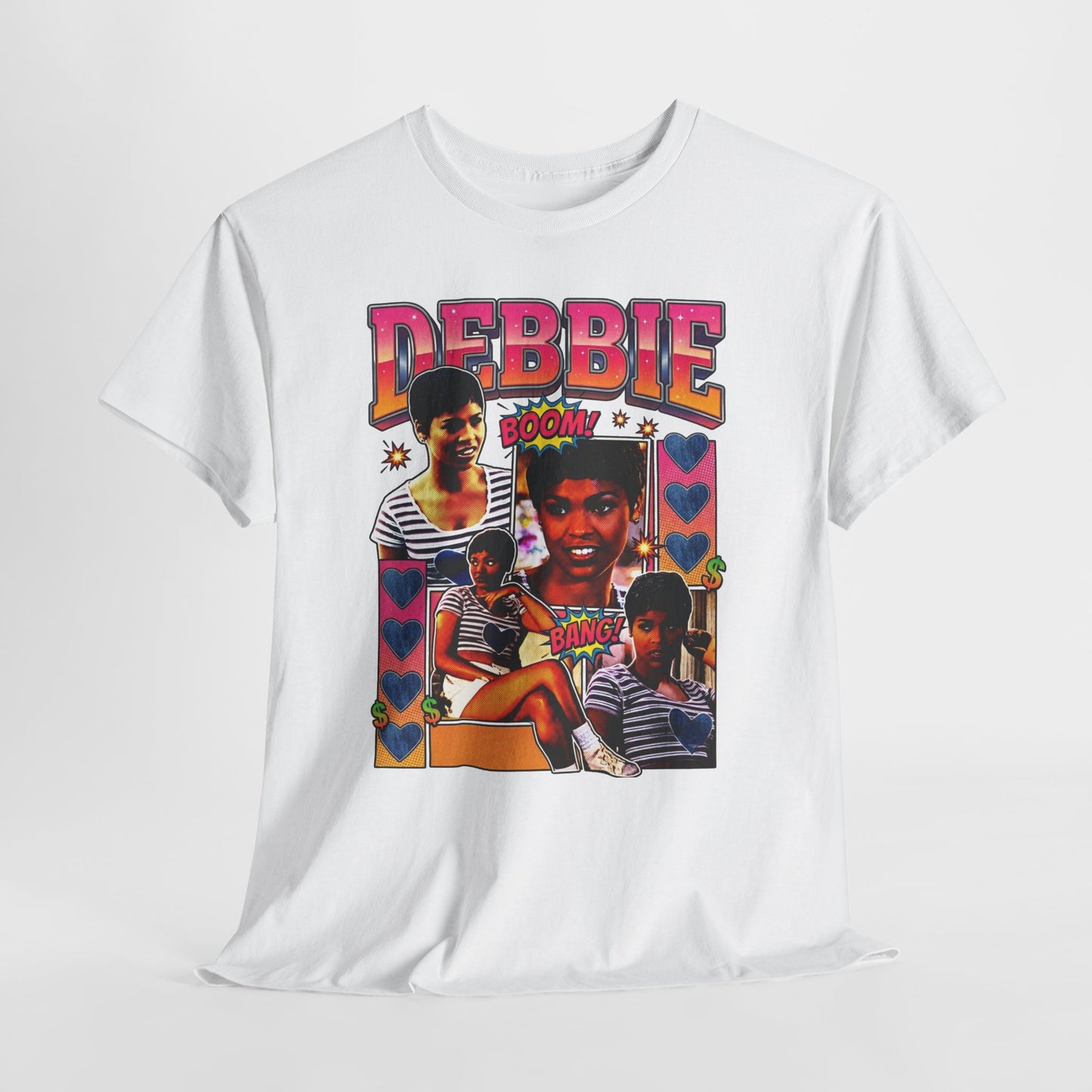 Debbie Retro Collage Tee — 90s Vintage Photo Graphic T-Shirt