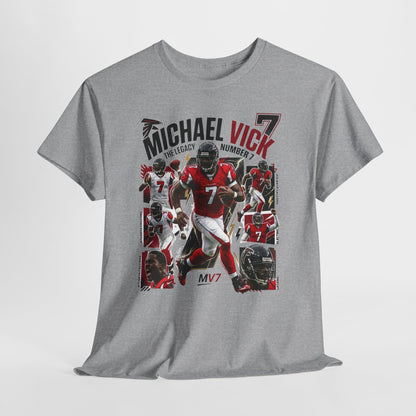Legendary Number 7 Football Tee — Michael Vick Tribute Shirt