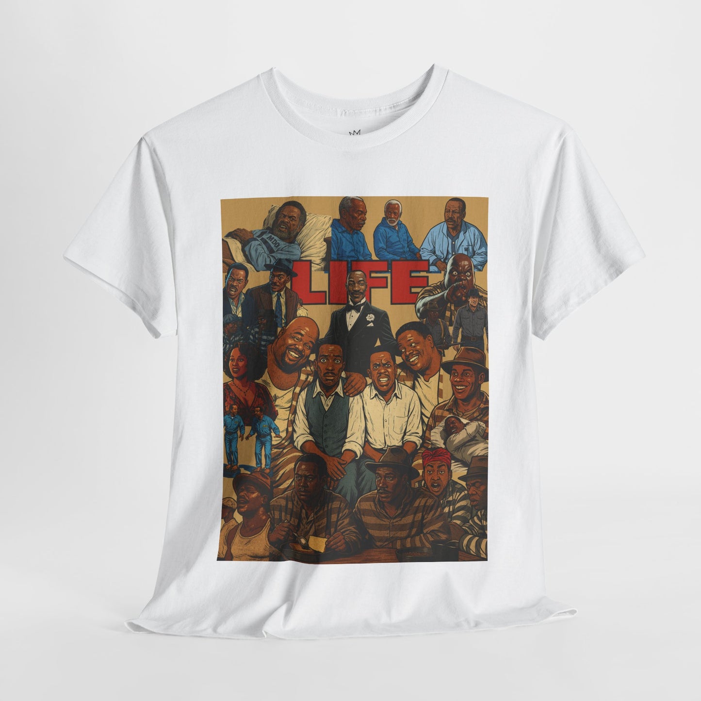 Retro Life Graphic Tee, Unisex Heavy Cotton T-Shirt, Vintage Style Shirt, Casual Wear, Unique Gift Idea