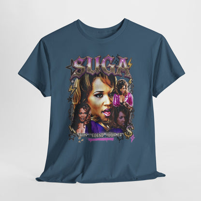 Suga Tribute Tee — Retro Movie Collage Graphic T-Shirt