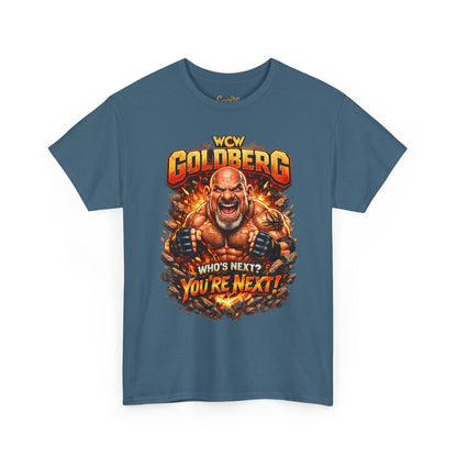 WCW Goldberg 'Who's Next? You're Next!' T-Shirt – Retro Wrestling Fan Tee