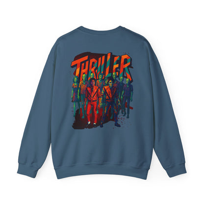 MJ Thriller Graphic Sweatshirt — Retro Michael Jackson Inspired Crewneck
