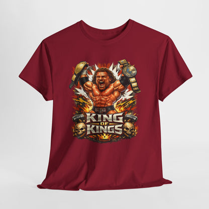 King of Kings Tee - Retro Wrestling Champion Graphic T-Shirt