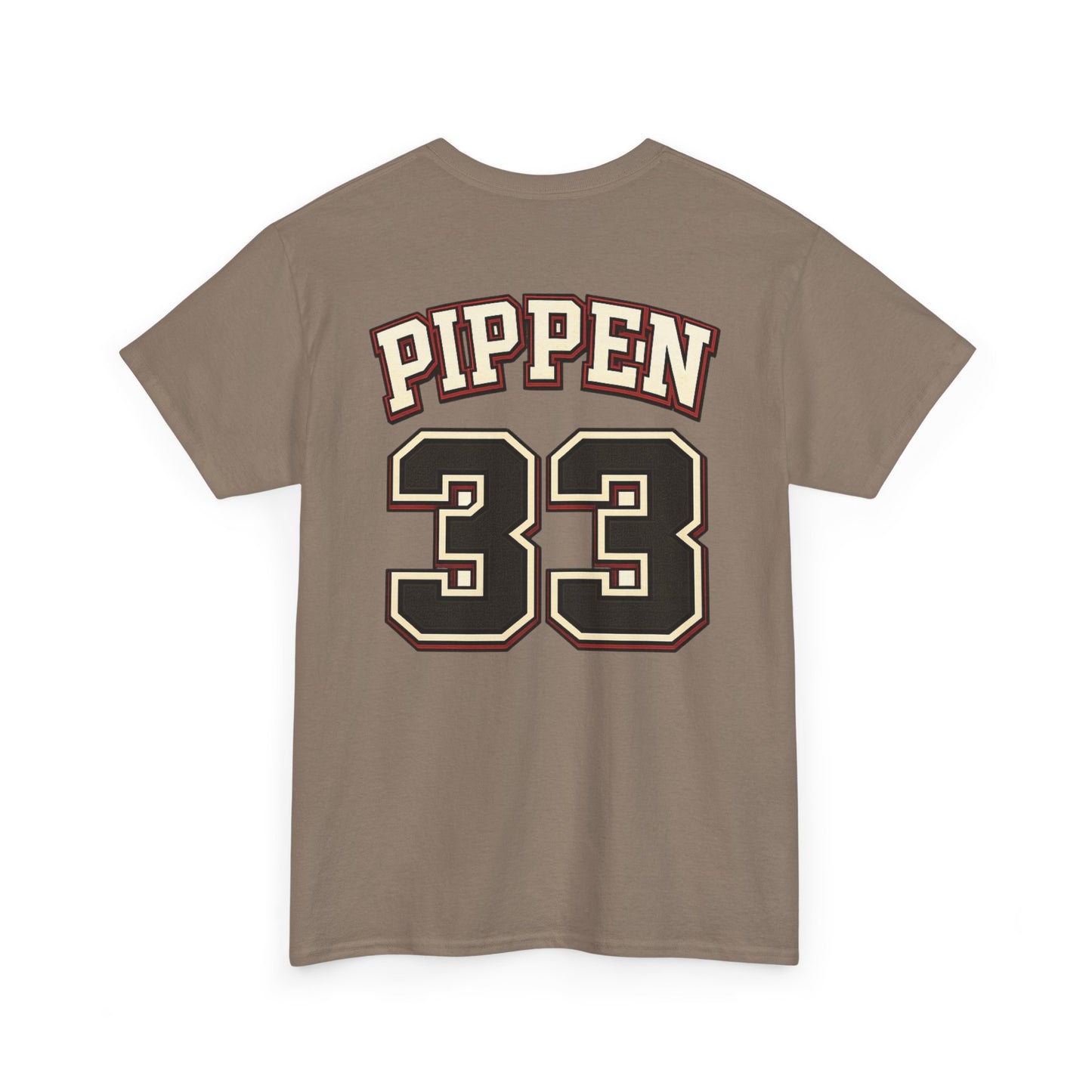 Pippen #33 Basketball Tee — Retro Chicago Bulls Scott Pippen Jersey Shirt