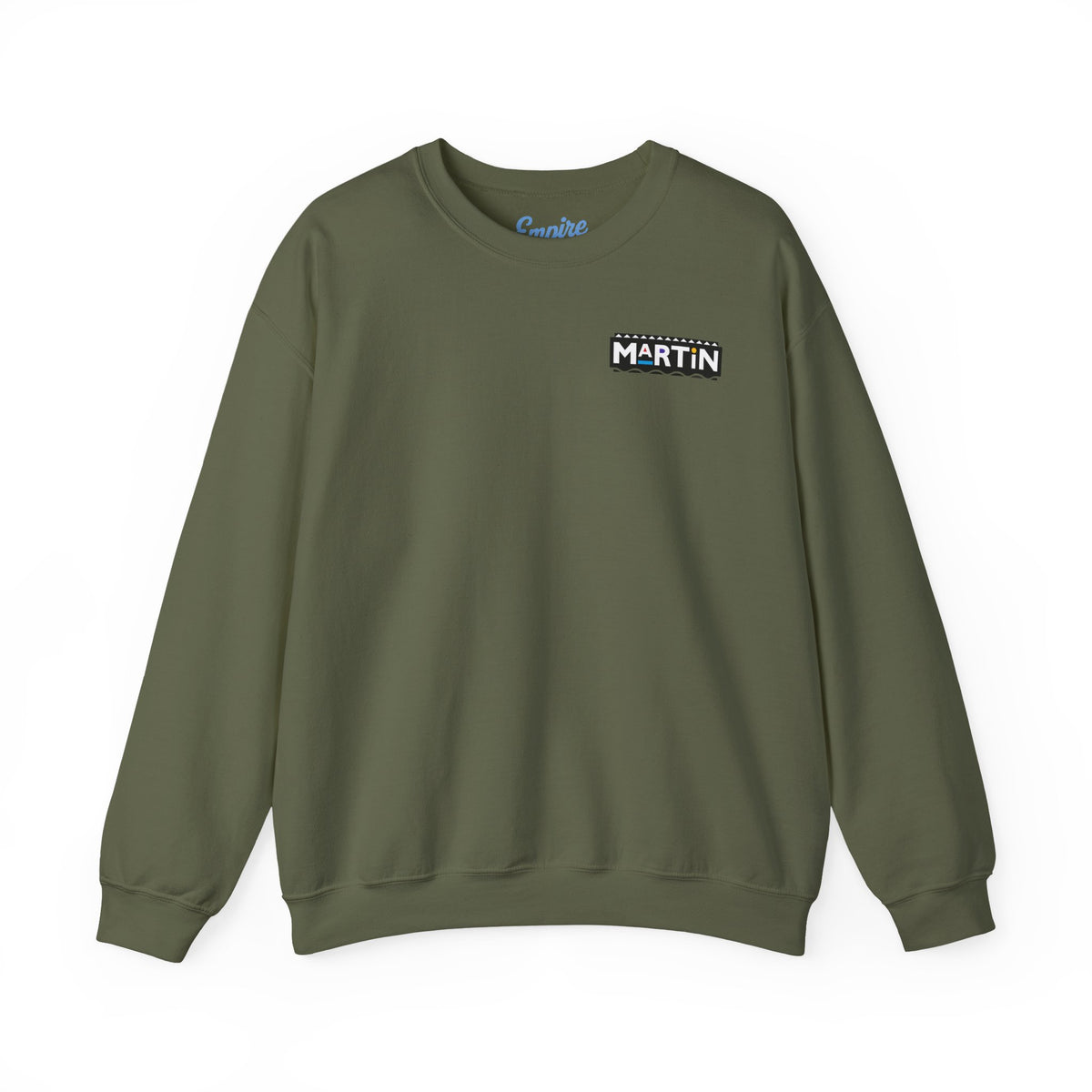 Martin Crewneck Sweatshirt — 'Legendary Characters' Retro TV Cast Graphic