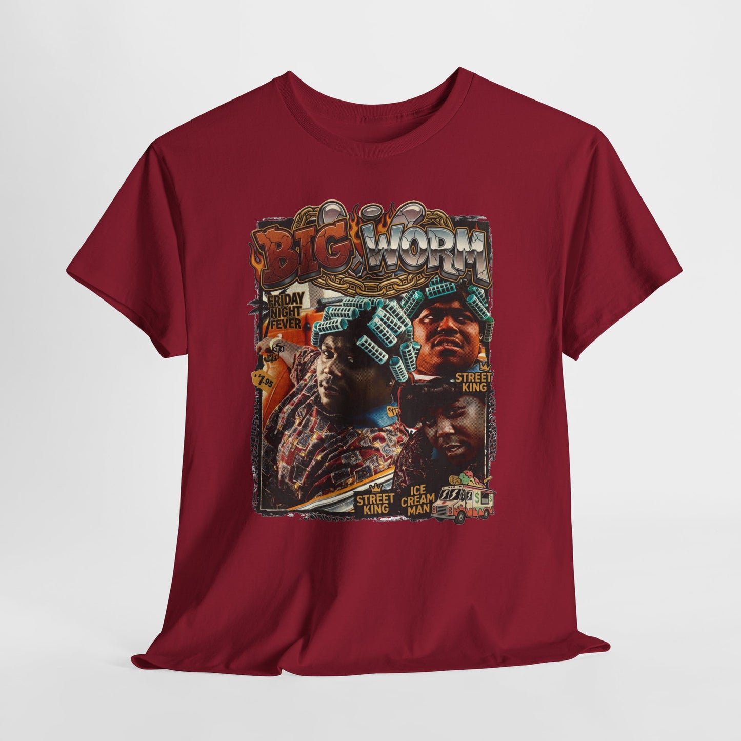 Big Worm Vintage Tee — 'Big Worm' Graphic Movie Tribute Shirt