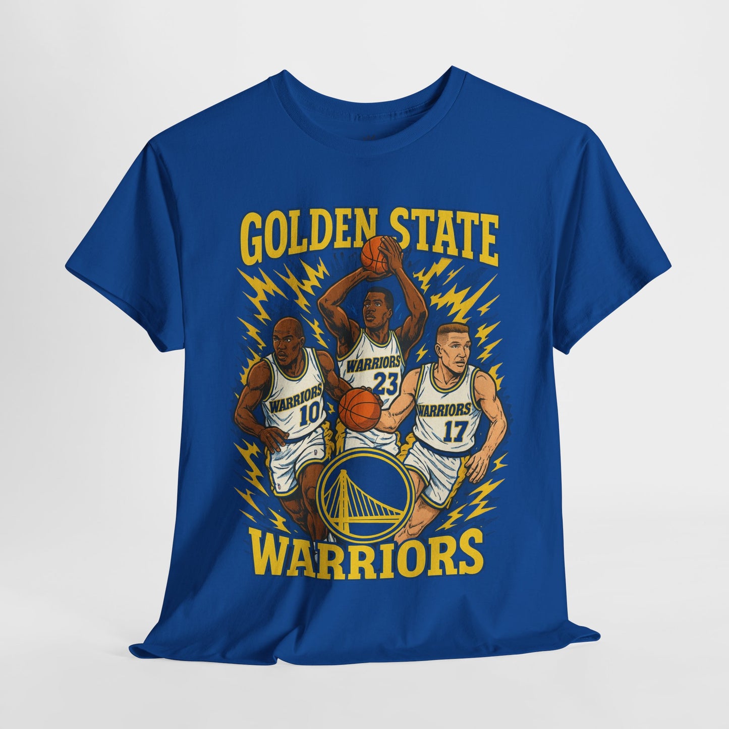 Golden State Warriors Vintage Unisex Heavy Cotton Tee, NBA Fan Shirt, Sports Apparel, Basketball Gift, Retro Graphic T-Shirt