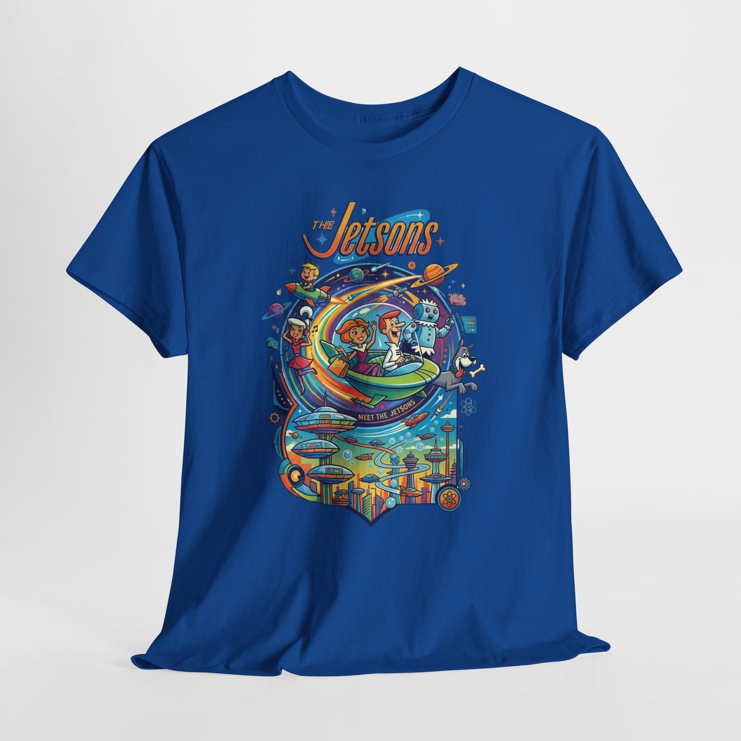 Retro Space Adventure T‑Shirt – Colorful Sci‑Fi Graphic Tee