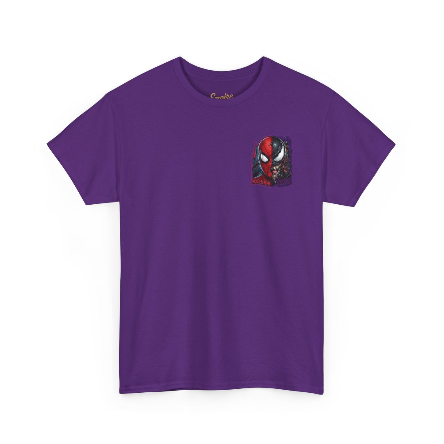 Spider-Man vs Venom Graphic Tee — Superhero Back Print