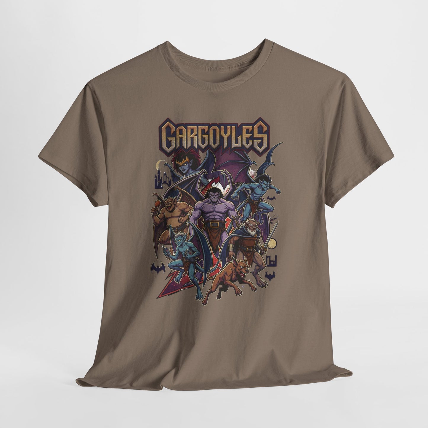 Gargoyles Graphic Tee — Retro Animated Monsters Shirt