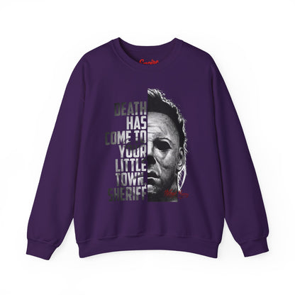 Death Has Come to Your Little Town Sheriff 'Michael Myers' Horror Crewneck