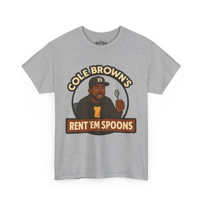 Rent 'Em Spoons Tee, Fun Graphic T-Shirt