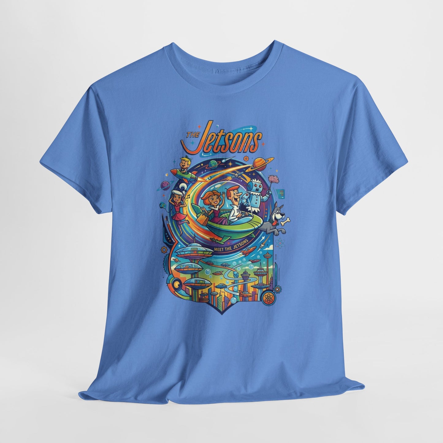 Retro Space Adventure T‑Shirt – Colorful Sci‑Fi Graphic Tee