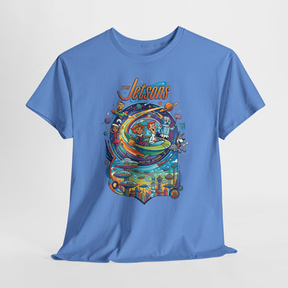 Retro Space Adventure T‑Shirt – Colorful Sci‑Fi Graphic Tee
