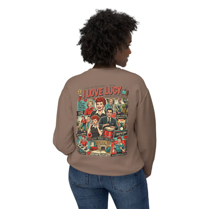 I Love Lucy Vintage Collage Sweatshirt